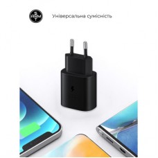 Зарядное устройство Armorstandart AR-TA800 25W USB-C + cable USB-C to Lightning black (ARM77721) Зарядное устройство Armorstandart AR-TA800 25W USB-C + cable USB-C to Lightning black (ARM77721) - Фото