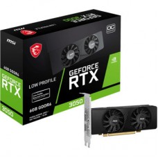 Відеокарта MSI GeForce RTX3050 6Gb LP OC (RTX 3050 LP 6G OC) - Фото