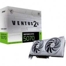 Відеокарта MSI GeForce RTX5070 12Gb VENTUS 2X OC WHITE (RTX 5070 12G VENTUS 2X OC WHITE) - Фото