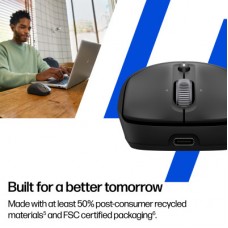 Мышка HP 700 Rechargeable Wireless/Bluetooth Black (AZ7B0AA) - Фото