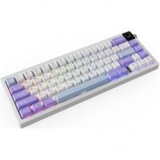 Клавіатура Ajazz AK650 Flying Fish Switch Purple RGB USB/Wireless/Bluetooth UA Purple (AK650-FF-PWB) Клавіатура Ajazz AK650 Flying Fish Switch Purple RGB USB/Wireless/Bluetooth UA Purple (AK650-FF-PWB) - Фото
