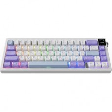 Клавіатура Ajazz AK650 Flying Fish Switch Purple RGB USB/Wireless/Bluetooth UA Purple (AK650-FF-PWB) Клавіатура Ajazz AK650 Flying Fish Switch Purple RGB USB/Wireless/Bluetooth UA Purple (AK650-FF-PWB) - Фото