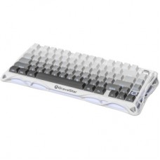Клавіатура GravaStar Mercury K1 TKL Wireless/Bluetooth/USB UA White (GSK1_GWHT) - Фото