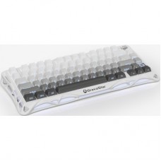 Клавіатура GravaStar Mercury K1 TKL Wireless/Bluetooth/USB UA White (GSK1_GWHT) - Фото