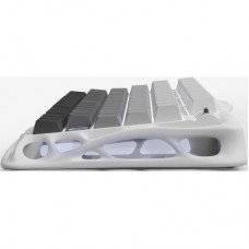 Клавіатура GravaStar Mercury K1 TKL Wireless/Bluetooth/USB UA White (GSK1_GWHT) - Фото