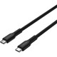 Дата кабель USB-C to USB-C 1.0m OnWire 60CL C-C 60 W COLOR Braided 1 m Black Canyon (CND-CCAP60AB10B)