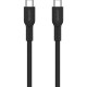 Дата кабель USB-C to USB-C 1.0m OnWire 60CL C-C 60 W COLOR Braided 1 m Black Canyon (CND-CCAP60AB10B)