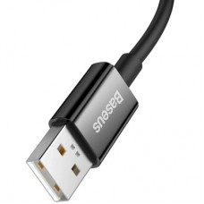 Дата кабель USB 2.0 AM to USB-C 1.0m Superior Fast Charging 60W black Baseus (CAYS000901) - Фото