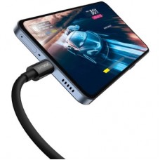 Дата кабель USB 2.0 AM to USB-C 1.0m Superior Fast Charging 60W black Baseus (CAYS000901) - Фото