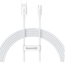 Дата кабель USB 2.0 AM to USB-C 1.0m Superior Fast Charging 100W moon white Baseus (P10320102214-01)