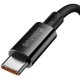 Дата кабель USB 2.0 AM to USB-C 1.0m Superior Fast Charging 100W cluster black Baseus (P10320102114-00) Дата кабель USB 2.0 AM to USB-C 1.0m Superior Fast Charging 100W cluster black Baseus (P10320102114-00)