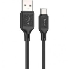 Дата кабель USB-C to USB-C 1.0m Cool silicone X90 black HOCO (6931474788443) - Фото