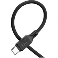 Дата кабель USB-C to USB-C 1.0m Cool silicone X90 black HOCO (6931474788443) - Фото