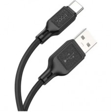 Дата кабель USB-C to USB-C 1.0m Cool silicone X90 black HOCO (6931474788443) - Фото