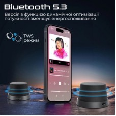 Акустическая система Promate Punch 3 Вт Black (punch.black) - Фото