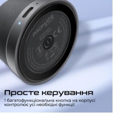 Акустическая система Promate Punch 3 Вт Black (punch.black) - Фото