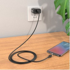Дата кабель USB 2.0 AM to Micro 5P 1.0m 2.4A magnetic PVC X52 black HOCO (6931474735539) - Фото