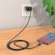 Дата кабель USB 2.0 AM to Micro 5P 1.0m 2.4A magnetic PVC X52 black HOCO (6931474735539)