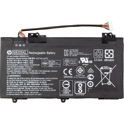 Акумулятор для ноутбука HP Pavilion 14-al000 (SE03XL) 11.55 V 3450 mAh (NB462001)
