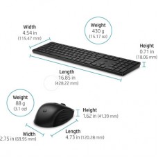 Комплект HP 650 Wireless UA Black (4R013AA) - Фото