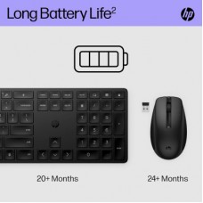 Комплект HP 650 Wireless UA Black (4R013AA) - Фото