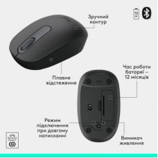 Комплект Logitech MK250 Bluetooth/Wireless UA Graphite (920-013823) - Фото