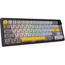 Клавіатура Ajazz AK650 Flying Fish Switch Black RGB USB/Wireless/Bluetooth UA Black (AK650-FF-BGY) - Фото