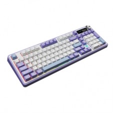 Клавиатура Ajazz AK980 Clear Sky Switch Purple RGB USB/Wireless/Bluetooth UA Purple (AK980-CS-PWB) Клавиатура Ajazz AK980 Clear Sky Switch Purple RGB USB/Wireless/Bluetooth UA Purple (AK980-CS-PWB) - Фото