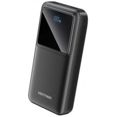 Батарея универсальная Vention 20000mAh 22.5W 3A, PD, QC/3.0, LED Display, Black (FHLB0)