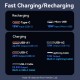 Батарея универсальная Vention 20000mAh 22.5W 3A, PD, QC/3.0, Built-in USB-C+Lightning Cables, White (FHPW0)