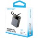 Батарея универсальная Vention 20000mAh 65W 3A PD, QC/3.0, USB-A, Type-C OUT, with Built-in USB-C Cable, LED