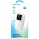 Батарея універсальна Vention 30000mAh 22.5 W 3 A, PD, QC/3.0, LED Display, White (FHMW0)