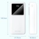 Батарея універсальна Vention 30000mAh 22.5 W 3 A, PD, QC/3.0, LED Display, White (FHMW0)