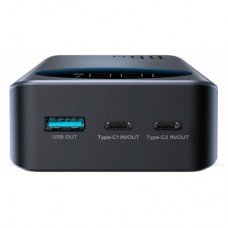 Батарея універсальна JOYROOM 30000 mAh 65 W PD, QC/3.0, USB-A, 2xUSB-C In/Out, Black (JR-PBF05) - Фото
