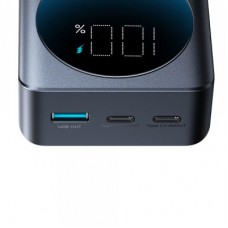 Батарея універсальна JOYROOM 30000 mAh 65 W PD, QC/3.0, USB-A, 2xUSB-C In/Out, Black (JR-PBF05) - Фото