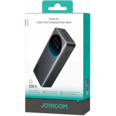 Батарея універсальна JOYROOM 30000 mAh 65 W PD, QC/3.0, USB-A, 2xUSB-C In/Out, Black (JR-PBF05) - Фото