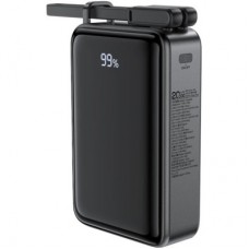 Батарея універсальна Acefast 20000 mAh 67W PD/3.0, 20В/3.35A Type-C, USB-A, with cable, Li-ion M4 Black