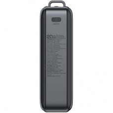 Батарея універсальна Acefast 20000 mAh 67W PD/3.0, 20В/3.35A Type-C, USB-A, with cable, Li-ion M4 Black - Фото