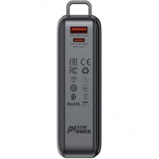 Батарея універсальна Acefast 20000 mAh 67W PD/3.0, 20В/3.35A Type-C, USB-A, with cable, Li-ion M4 Black - Фото