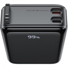 Батарея універсальна Acefast 20000 mAh 67W PD/3.0, 20В/3.35A Type-C, USB-A, with cable, Li-ion M4 Black - Фото