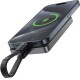 Батарея універсальна Acefast Magnetic Wireless 10000 mAh 20W PD, QC/3.0, QI 15W, M12 Black (6974316283393)