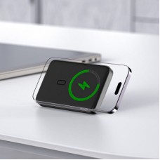 Батарея універсальна Acefast Magnetic Wireless 10000 mAh 20W PD, QC/3.0, QI 20W, M6 Black (6974316282600) - Фото
