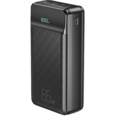 Батарея універсальна XO 30000mAh, PD/65W for laptop, QC/22.5W, black (PR201_Black)