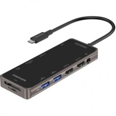 Концентратор Promate USB-C 11-in-1 Promate primehub-pro.grey (primehub-pro.grey) - Фото