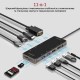 Концентратор Promate USB-C 11-in-1 Promate primehub-pro.grey (primehub-pro.grey)