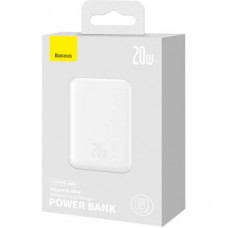 Батарея універсальна Baseus Wireless Magnetic Mini 10000 mAh 20 White (PPCX030002\PPCXM10) (P1002212-00) - Фото
