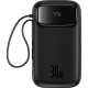 Батарея універсальна Baseus QPow2 20000 mAh 30 W, with 2*Type-C Cable, Black (P10055009113-00)