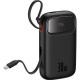 Батарея універсальна Baseus QPow2 20000 mAh 30 W, with 2*Type-C Cable, Black (P10055009113-00)