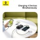 Батарея універсальна Baseus QPow2 20000 mAh 30 W, with 2*Type-C Cable, Black (P10055009113-00)