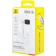 Батарея універсальна Baseus QPow2 20000 mAh 30 W, with 2*Type-C Cable, White (P10055009213-00)